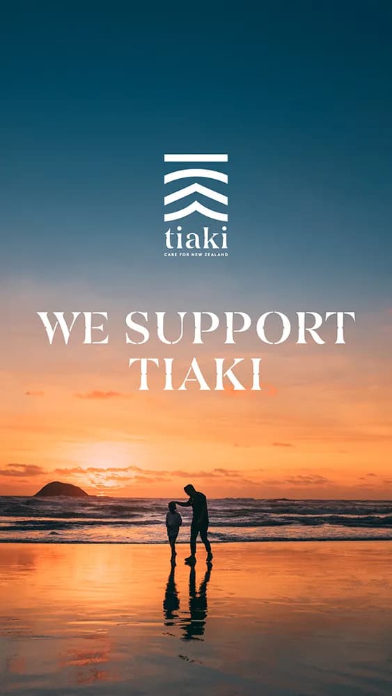 Tiaki, New Zealand - We support Tiaki